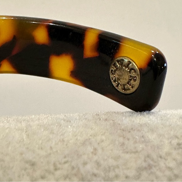 J. Crew Bracelet- Cuff in Faux Tortoise w/ clear crystals - small - Picture 12 of 12